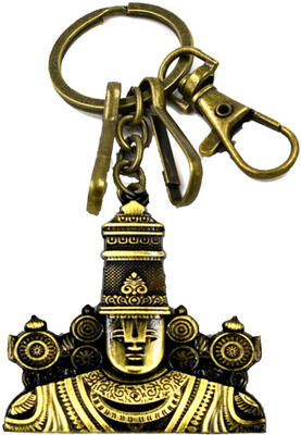 AFH Lord Tirupati Balaji Venkateshwara Antique Bronze Metal Hook Key chain Key Chain