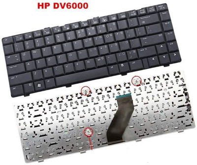 TechSonic HP Pavilion DV6000 Laptop Keyboard Replacement Key