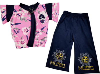 Siddhi Enterprises Indi Baby Girls Maxi/Full Length Casual Dress(Orange, Half Sleeve)