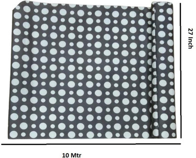 Casanest Plastic Drawer Mat(Black, Yellow, Medium)