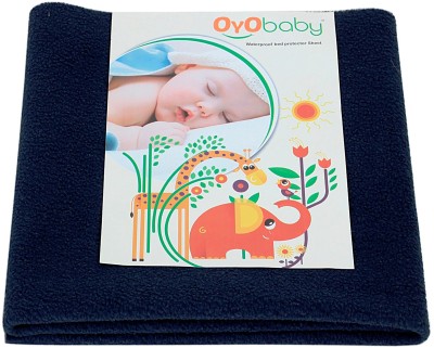 Oyo Baby Cotton Baby Bed Protecting Mat(Dark Blue, Extra Large)