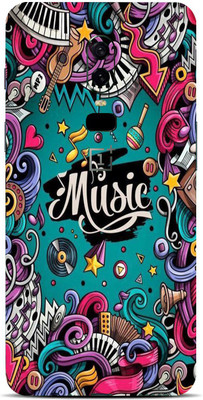 TJ CREATION OnePlus 6 Mobile Skin(Ultra Supe Music Graffiti Skin With High Matte Finish.)