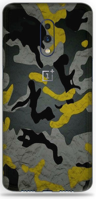 LAMHA ONEPLUS 7 Mobile Skin(Ultra Super Camouflage Military Yellow With High Matte Finish.)