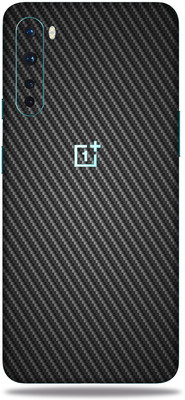 BugguSkin OnePlus Nord Mobile Skin(Ultra Super Black Carbon Fiber Skin With High Matte Finish.)