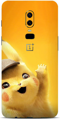 BUGGU OnePlus 6 Mobile Skin(Ultra Super Baby Pikachu Skin With High Matte Finish.)