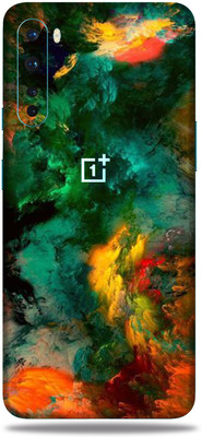 BugguSkin OnePlus Nord Mobile Skin(Ultra Super Multicolor Clouds Skin With High Matte Finish.)