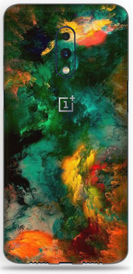 LAMHA ONEPLUS 7 Mobile Skin(Ultra Super Multicolor Clouds With High Matte Finish.)