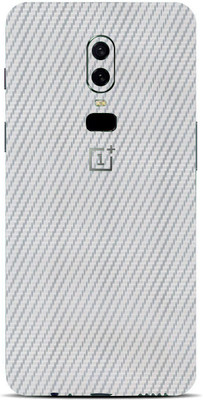 BUGGU OnePlus 6 Mobile Skin(Ultra Super Sliver Carbon Fiber Skin With High Matte Finish.)