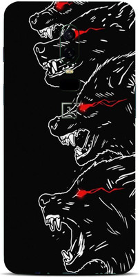 BUGGU OnePlus 6 Mobile Skin(Ultra Super Angry Wolf Skin With High Matte Finish.)