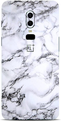 BUGGU OnePlus 6, OnePlus 6, OnePlus 6, OnePlus 6 Mobile Skin(Ultra Super Milky White marble Skin With High Mattte Finish.)