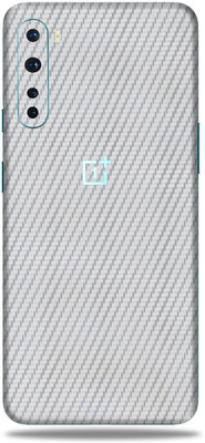 BugguSkin OnePlus Nord Mobile Skin(Ultra Super Silver Carbon Fiber Skin With High Matte Finish.)