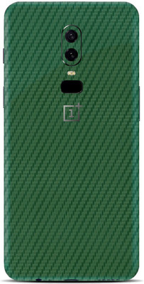 TJ CREATION OnePlus 6 Mobile Skin(Ultra Super Transparent Carbon Fiber Skin With High Matte Finish.)