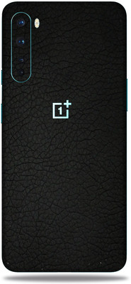 BugguSkin OnePlus Nord Mobile Skin(Ultra Super Black Leather Skin With High Matte Finish.)