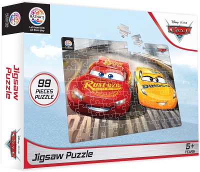 RATNA'S Disney Pixar Cars Jigsaw Floor puzzle (99 Pieces) (2516)(99 Pieces)