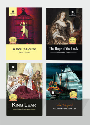 UPSC Civil Services Exam English Literature Optional Paper - Paper 1 Section A - Set Of 4 Books - The Rape Of The Lock , The Tempest , A Doll's House & King Lear(Paperback, Henrik Ibsen, Alexander Pope, William Shakespeare)