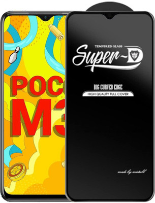 GMR Edge To Edge Tempered Glass for Poco M3(Pack of 1)