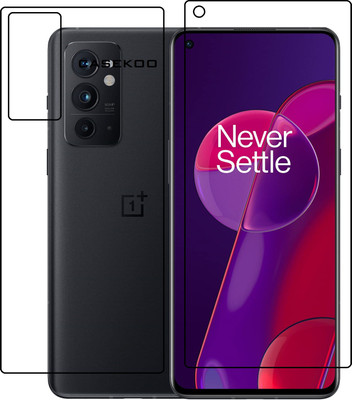 CASEKOO Front and Back Screen Guard for OnePlus 9RT(Pack of 2)