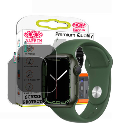 daffin Screen Guard for APPLE WATCH SERIES 7 GPS.(Pack of 2)