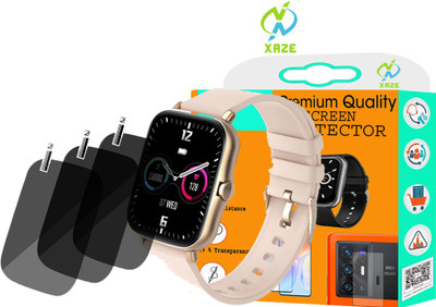 XAZE Screen Guard for Fire Boltt Beast Pro SMART WATCH SCREEN GUARD(Pack of 3)