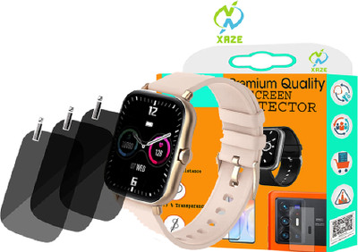XAZE Screen Guard for Fire Boltt Beast Pro SMART WATCH SCREEN GUARD(Pack of 3)