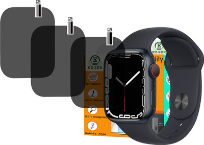 EZGER Screen Guard for Apple Watch Series 7 SMARTWATCH SCREEN GUARD(Pack of 3)