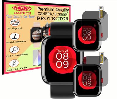 daffin Screen Guard for BoAt Watch Mystiq(Pack of 2)