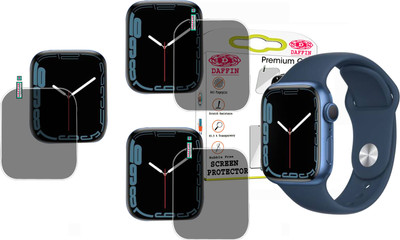 daffin Screen Guard for APPLE WATCH SERIES 7 GPS.(Pack of 3)