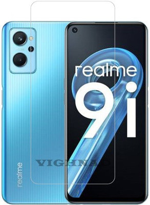 VIGHNAD Tempered Glass Guard for Realme 9i(Pack of 1)