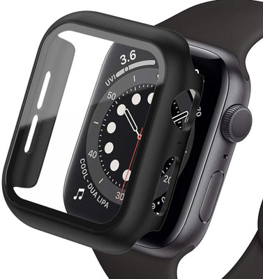 Viraan Tempered Glass Guard for Apple Watch Series 7 45mm with Tempered Glass Screen Protector(Pack of 1)