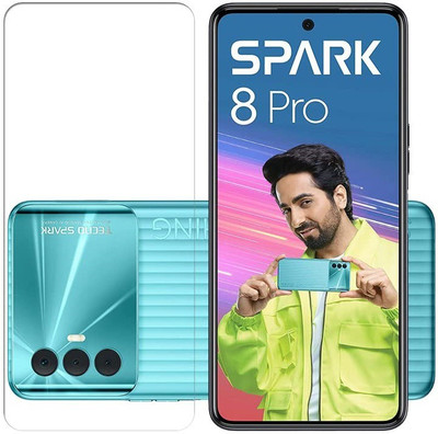 MaxR Tempered Glass Guard for Tecno Spark 8 Pro(Pack of 1)