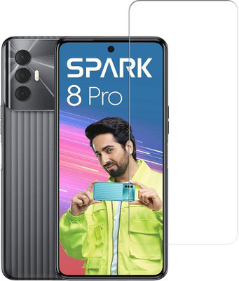 MaxR Tempered Glass Guard for Tecno Spark 8 Pro(Pack of 1)