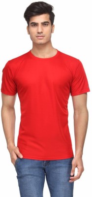 Moods A Nazzy Printed Men Round Neck Red T-Shirt