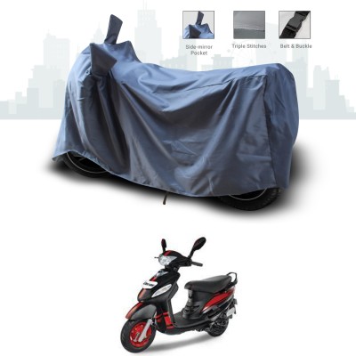 ANTHUB Two Wheeler Cover for Mahindra(Duro 125, Grey)