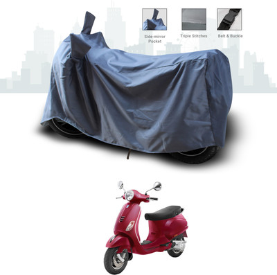 ANTHUB Two Wheeler Cover for Vespa(ZX 125, Grey)