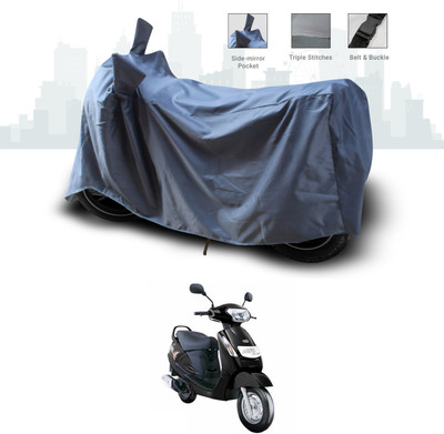 ANTHUB Two Wheeler Cover for Mahindra(Duro DZ, Grey)