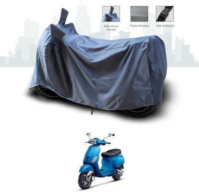 ANTHUB Two Wheeler Cover for Piaggio(Vespa SXL 125, Grey)