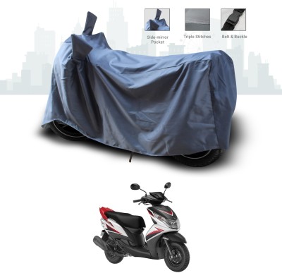 ANTHUB Two Wheeler Cover for Yamaha(Ray Z, Grey)