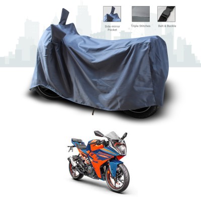 SEBONGO Two Wheeler Cover for KTM(RC 390, Grey)