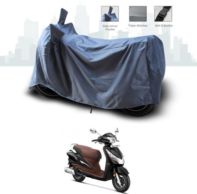 ANTHUB Two Wheeler Cover for Hero(Destini 125, Grey)