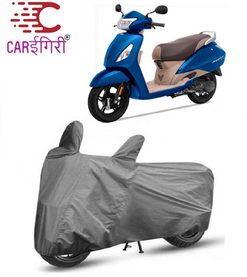 Carigiri Two Wheeler Cover for TVS(Jupiter Grande, Grey)