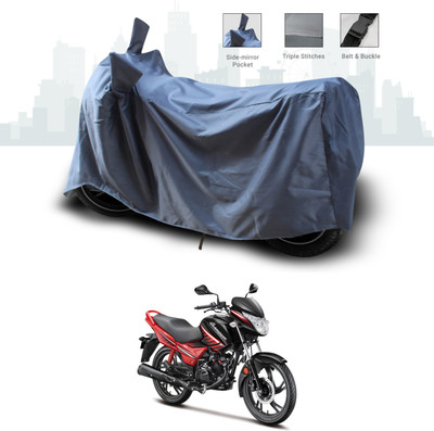 ANTHUB Two Wheeler Cover for Hero(Glamour Programmed FI, Grey)