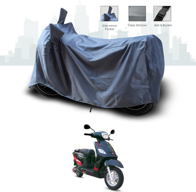 ANTHUB Two Wheeler Cover for Hero(Electric NYX e5, Grey)