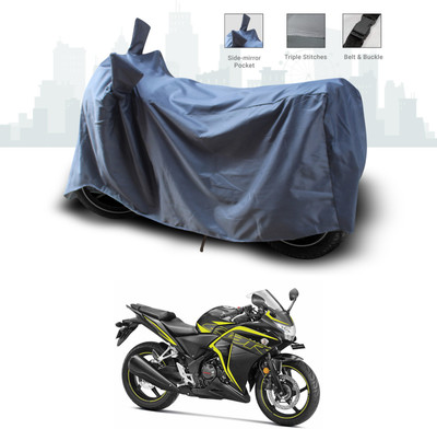 SEBONGO Two Wheeler Cover for Honda(CBR 250R, Grey)