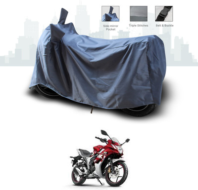 SEBONGO Two Wheeler Cover for Suzuki(Gixxer SF, Grey)