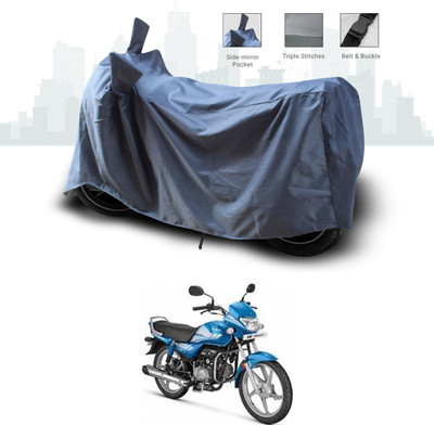 ANTHUB Two Wheeler Cover for Hero(HF, Grey)