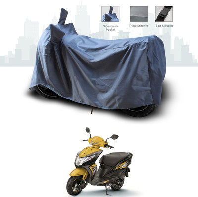 ANTHUB Two Wheeler Cover for Honda(Dio, Grey)