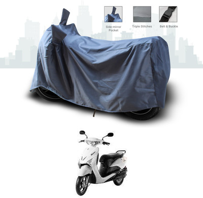 SEBONGO Two Wheeler Cover for Indus(Yo Xplor, Grey)