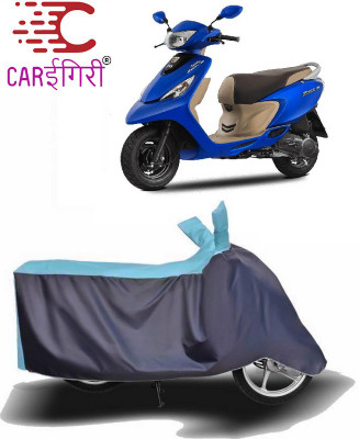 Carigiri Two Wheeler Cover for TVS(Zest, Blue, Grey)