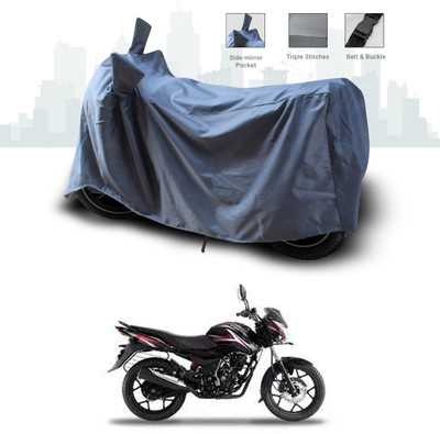 ANTHUB Two Wheeler Cover for Bajaj(Discover 150 s, Grey)