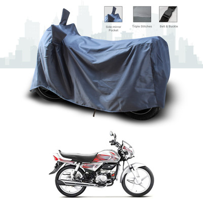 ANTHUB Two Wheeler Cover for Hero(HF Deluxe, Grey)